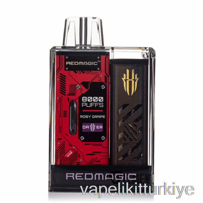 Vape Türkiye Redmagic Hançer 8000 Tek Kullanımlık Pembe üzüm